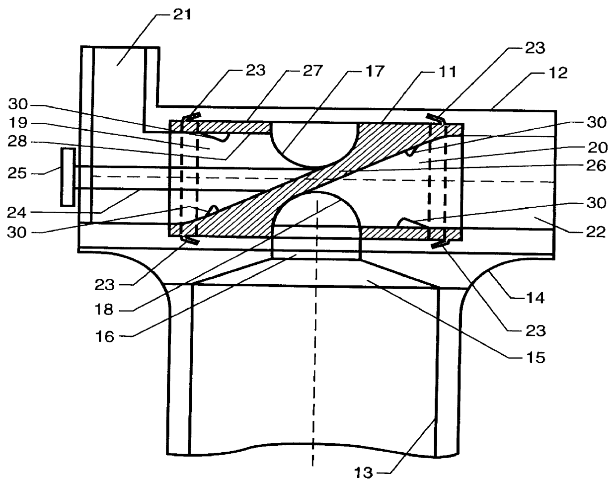 Carbon fiber reinforced carbon composite rotary valve for an internal combustion engine