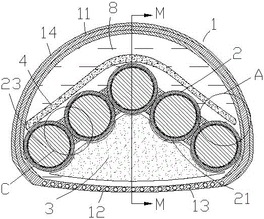 Compression cable