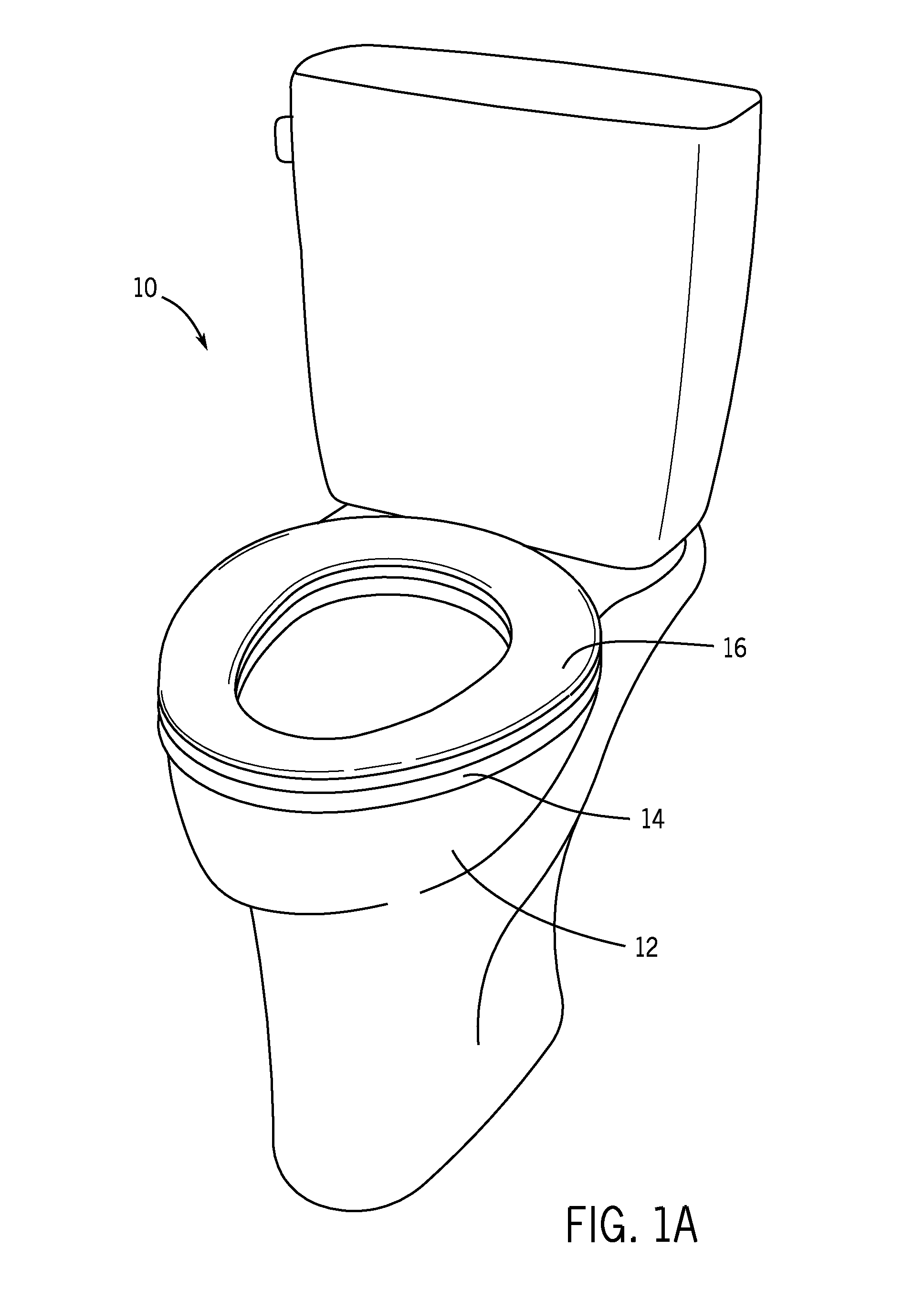 Travel toilet seat cover with matching carrying case