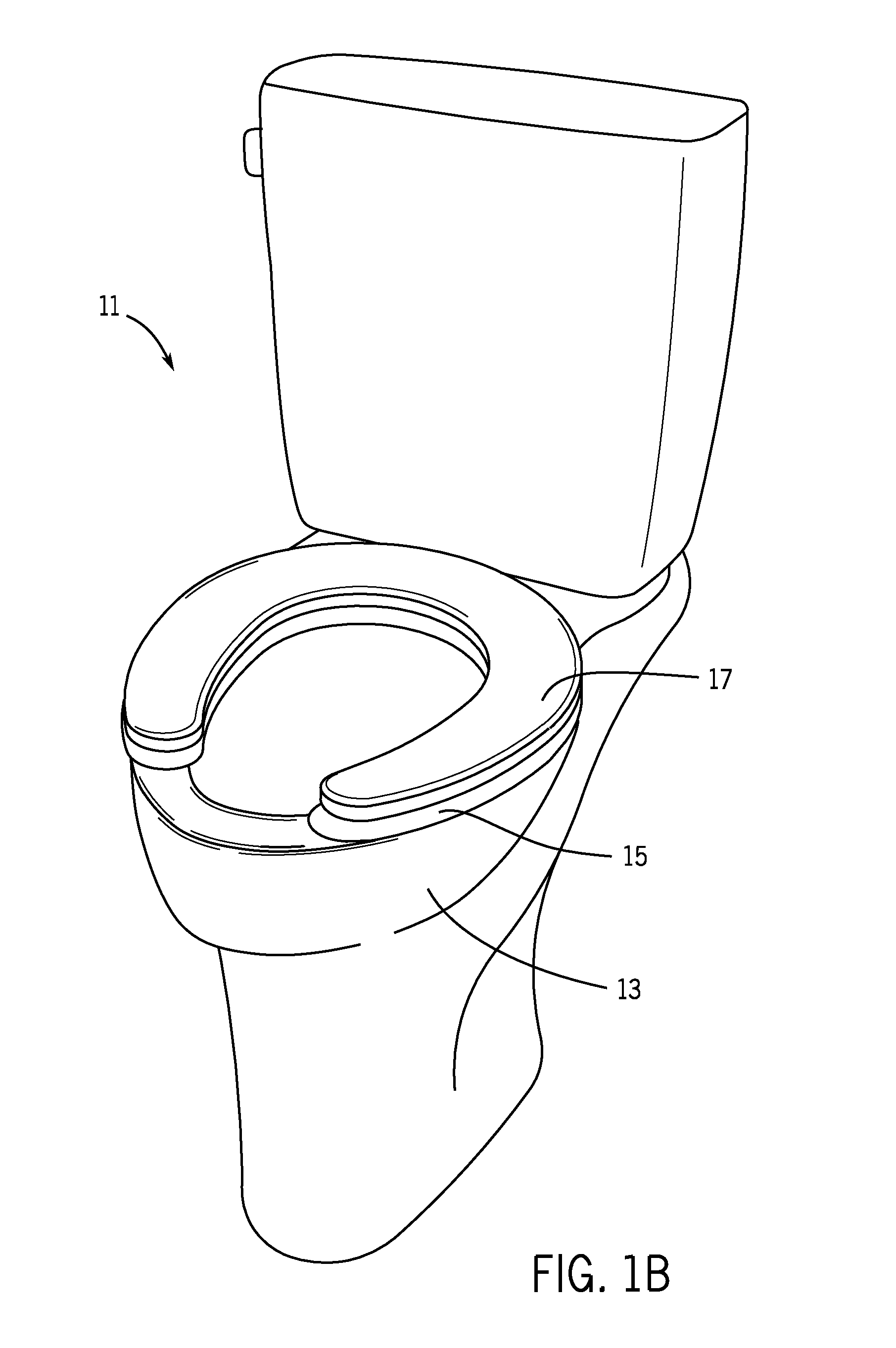 Travel toilet seat cover with matching carrying case