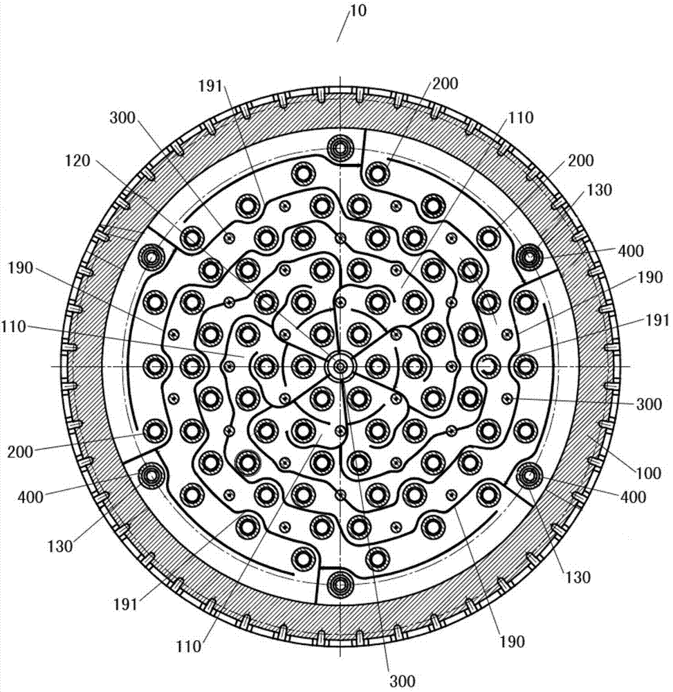 Chassis assembly for polycrystalline silicon reduction furnace