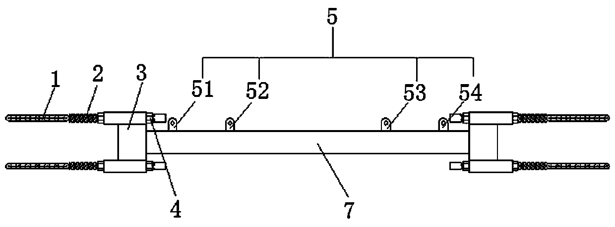 Rod and wire vertical type connecting shaft lifting tool and lifting method thereof