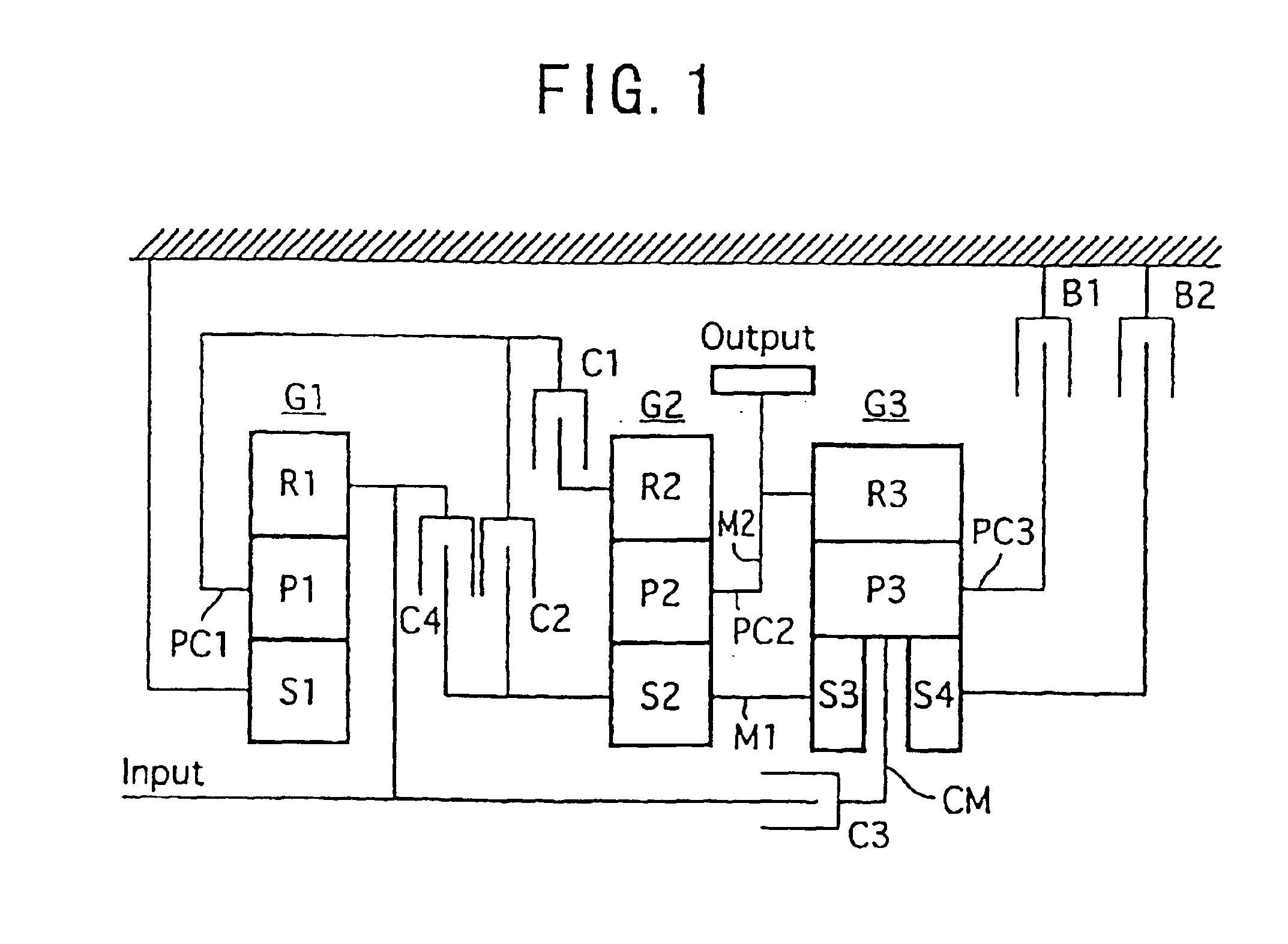Gear-operated speed change apparatus for automatic transmission