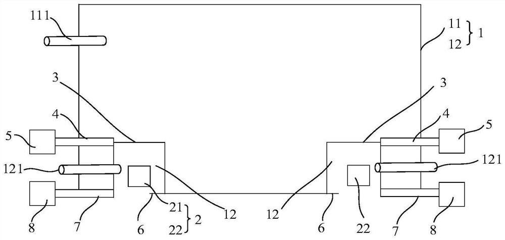 Efficient vacuumizing isotope electromagnetic separation system