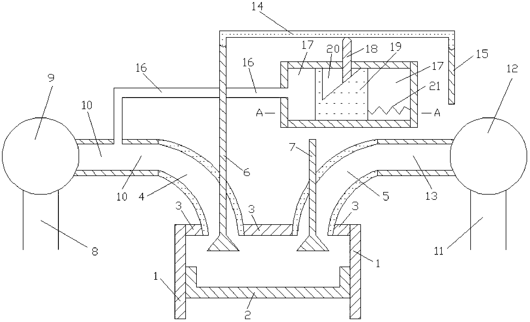 Valve adjusting mechanism with groove structure