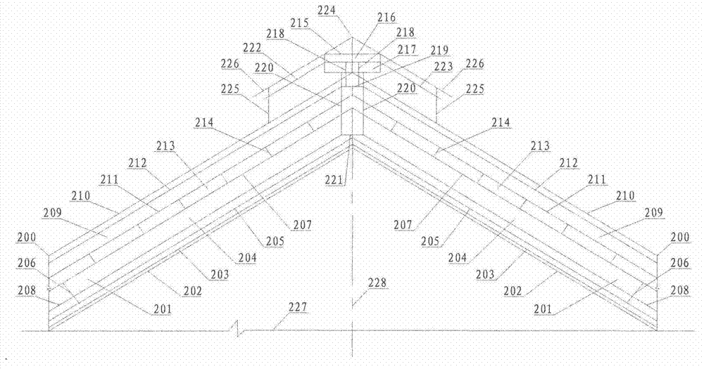Multi-functional quickly-constructed house die room plate structure system and construction method thereof