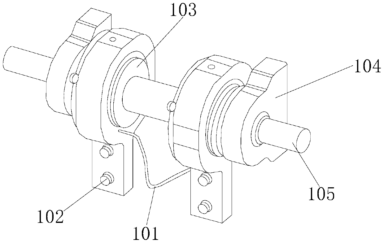 Damping roller type electric two-way tamping machine