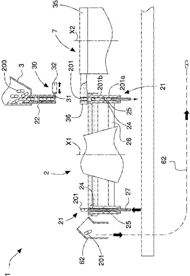 Machine and method for filling and weighing capsules
