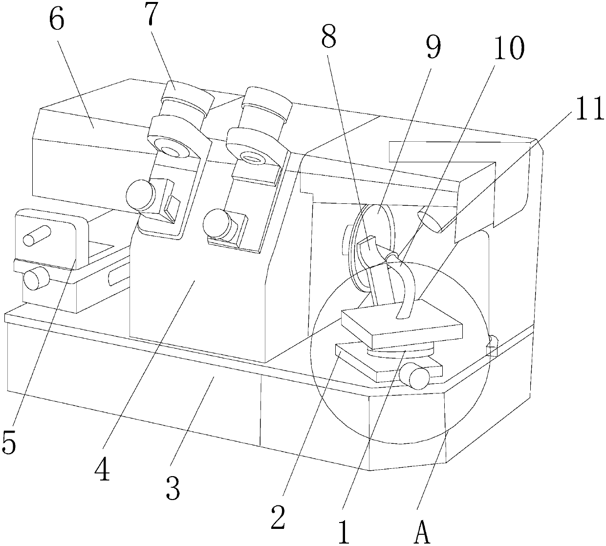 Rapid medicine grinding device for medical treatment of department of pediatrics