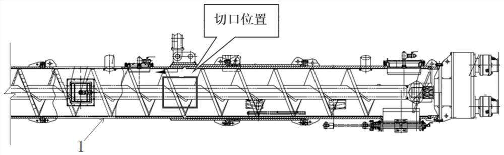 Quick treatment method for jam of shield screw conveyer and pile casing