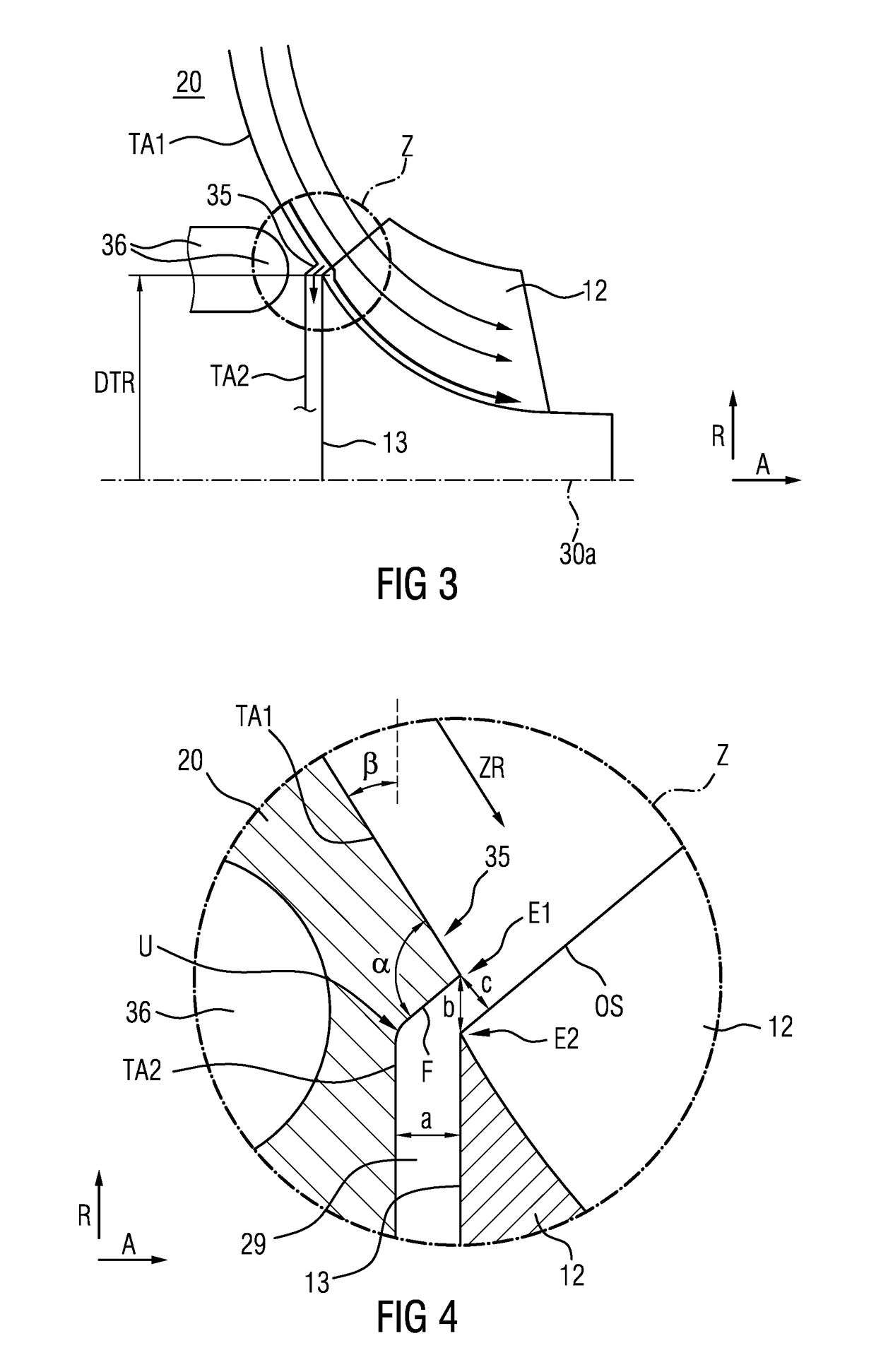 Turbocharger with a radial-axial turbine wheel