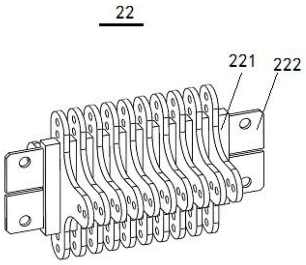 Bionic crossed fishbone-shaped continuum robot mechanical arm