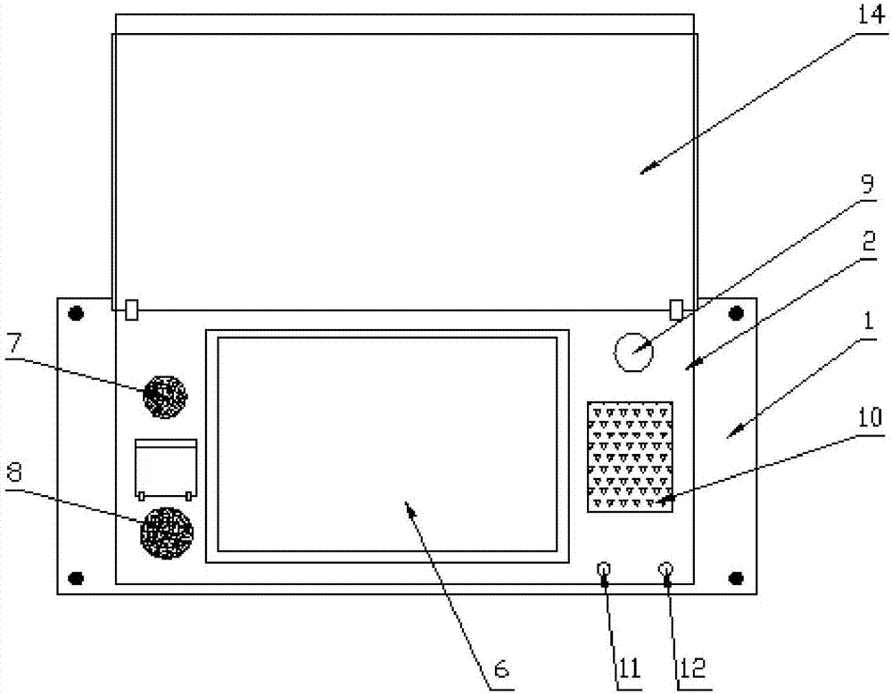 A floor caller for building construction