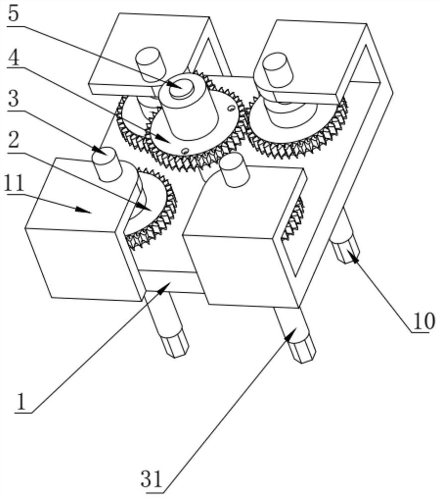 Synchronous fastening device