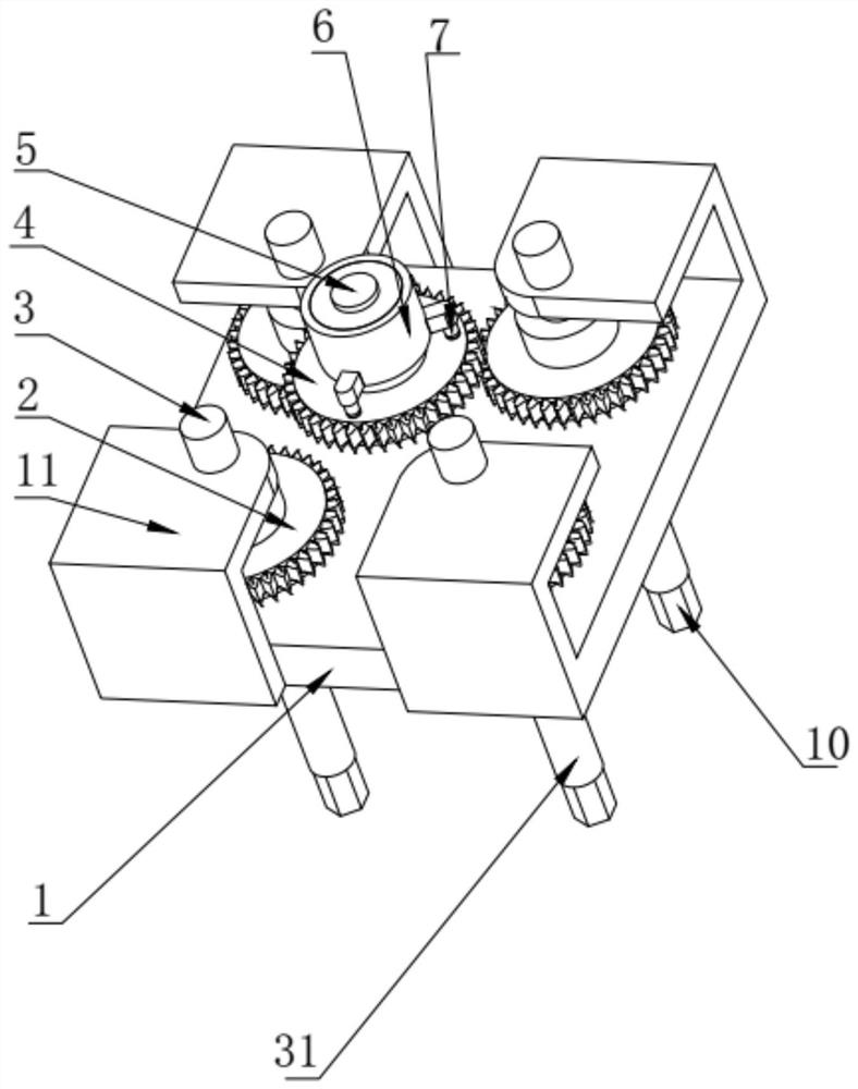 Synchronous fastening device