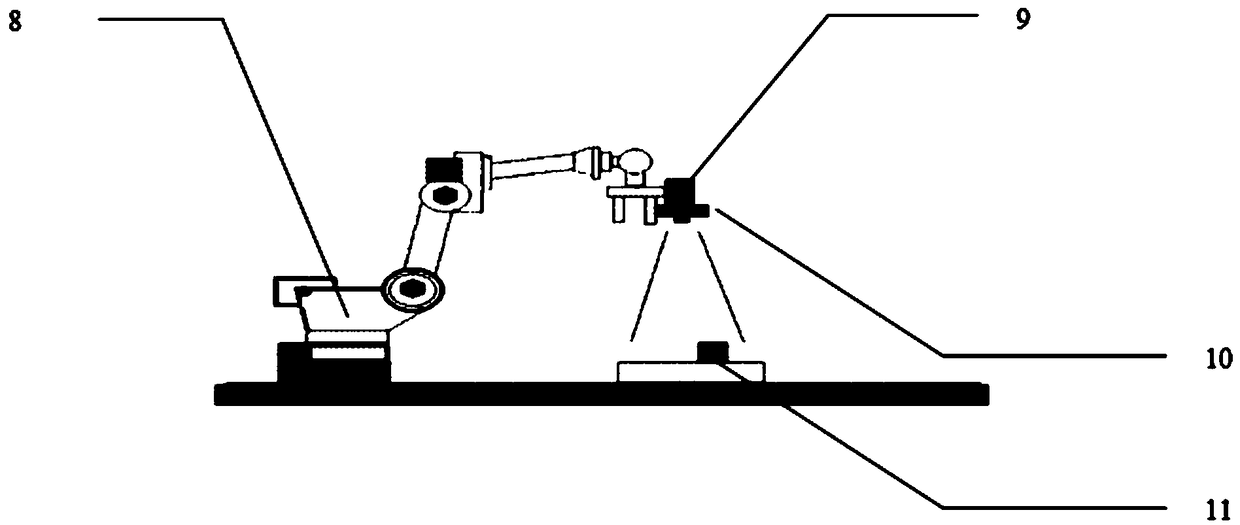 A motor rotor visual assembly production line and assembly process