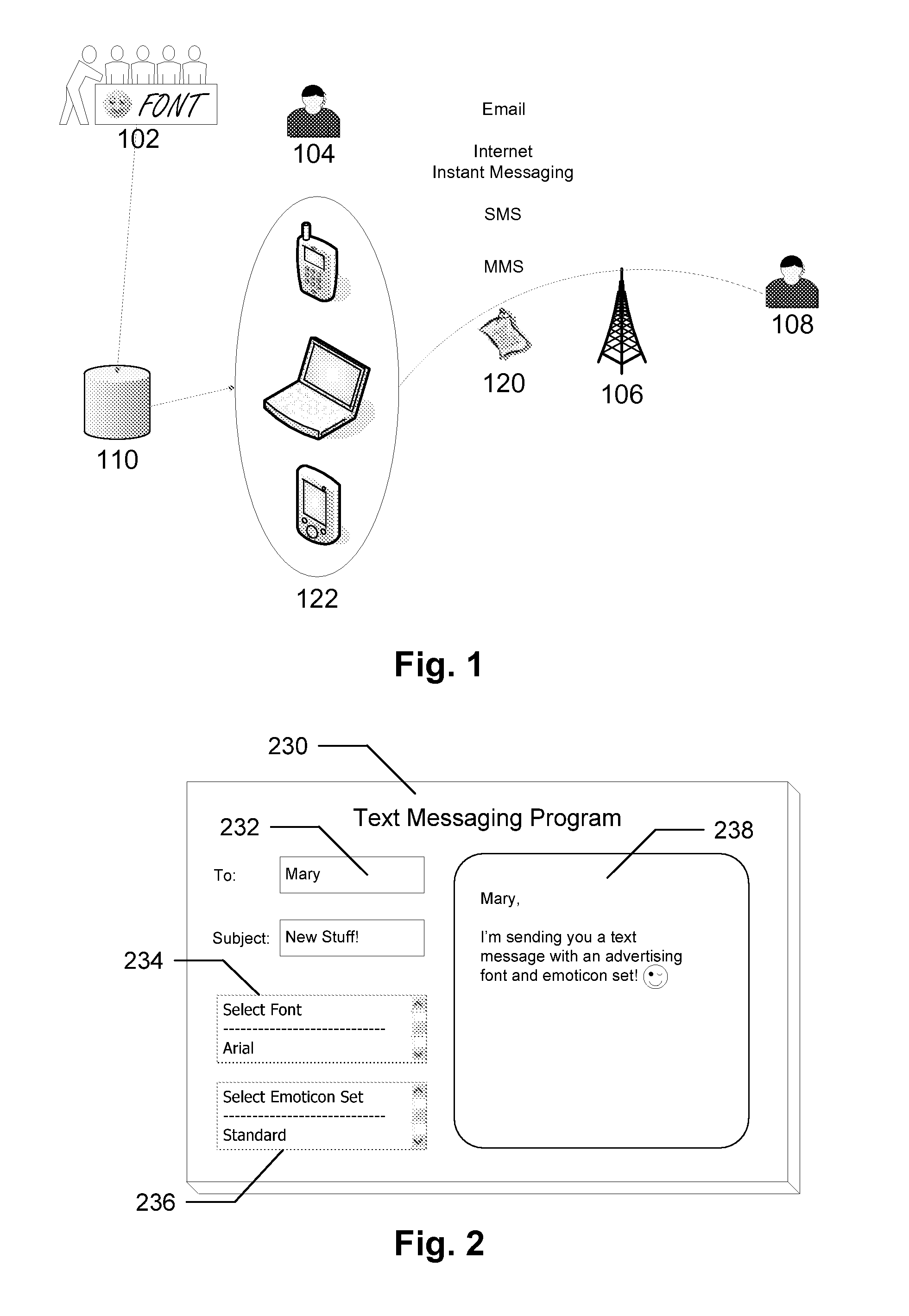 Systems and Methods for Advertising Through Text Messaging