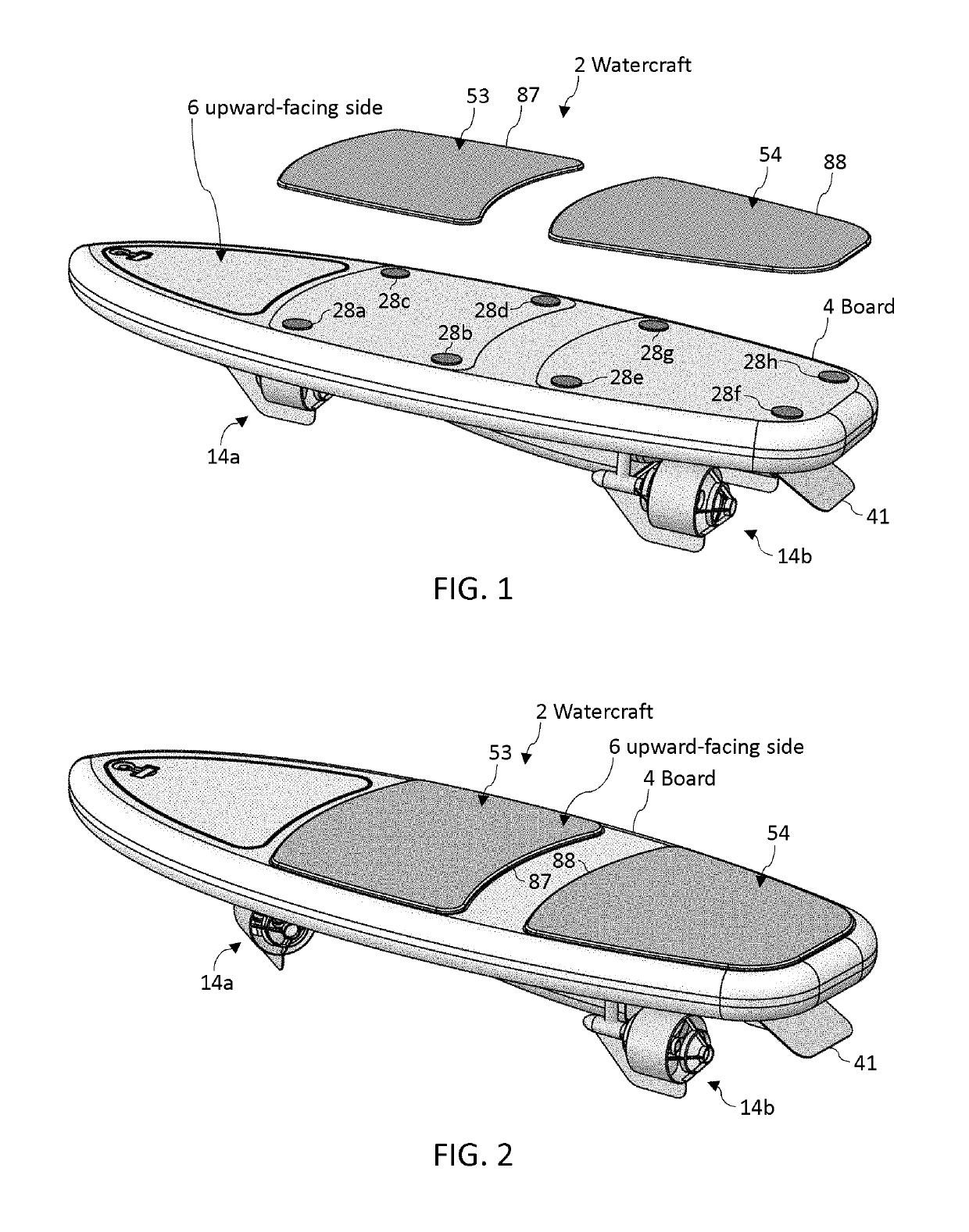 Self-balancing surfboard