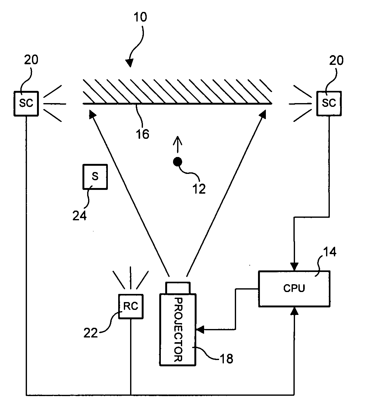 System for promoting physical activity employing impact position sensing and response