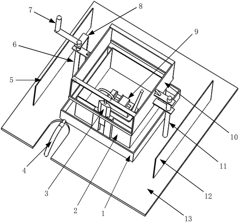 Flexible clamp for milling thin-walled workpiece with complex curved surface