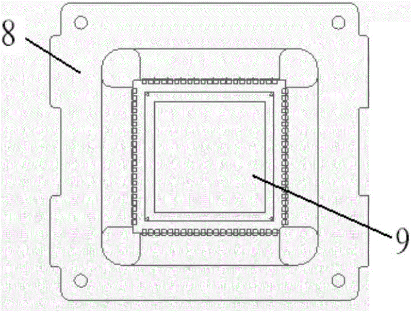 Star sensor image detector assembly