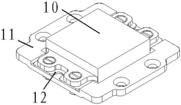 Star sensor image detector assembly