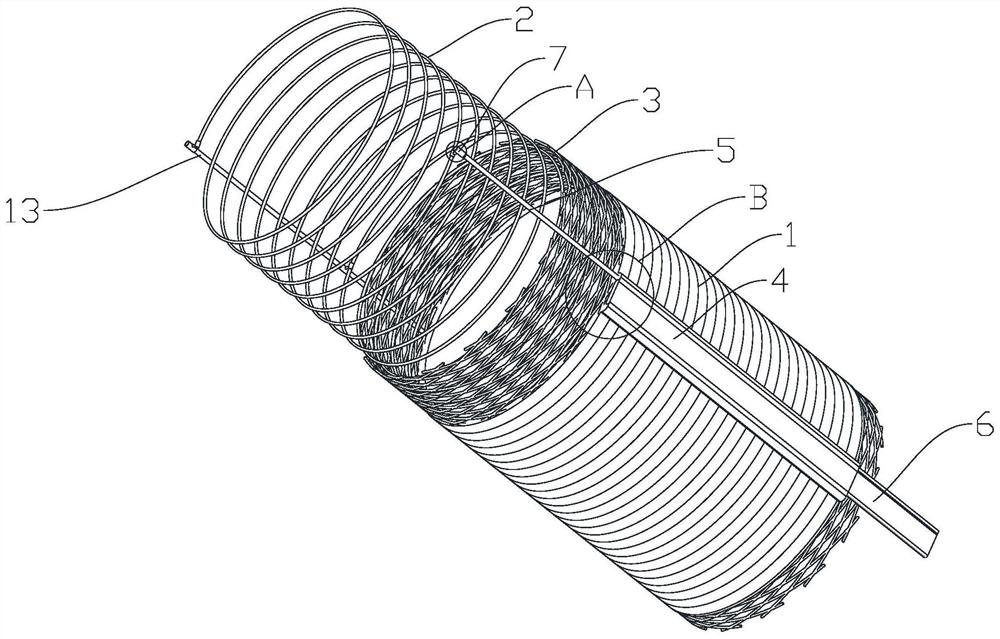 A carbon fiber heating tube