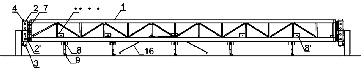 Trackless trolley for transferring reinforcing mesh sheets of rock-fill dam panels and construction method