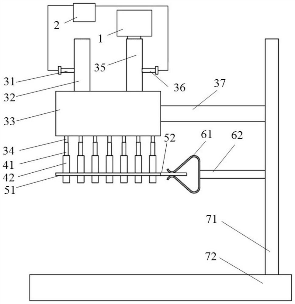 A kind of lead-acid battery grid fatigue life simulation detection device and detection method