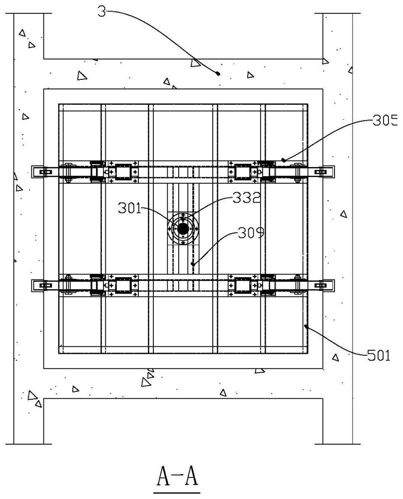 Automatic jacking drum frame formwork system and method for concrete structure construction