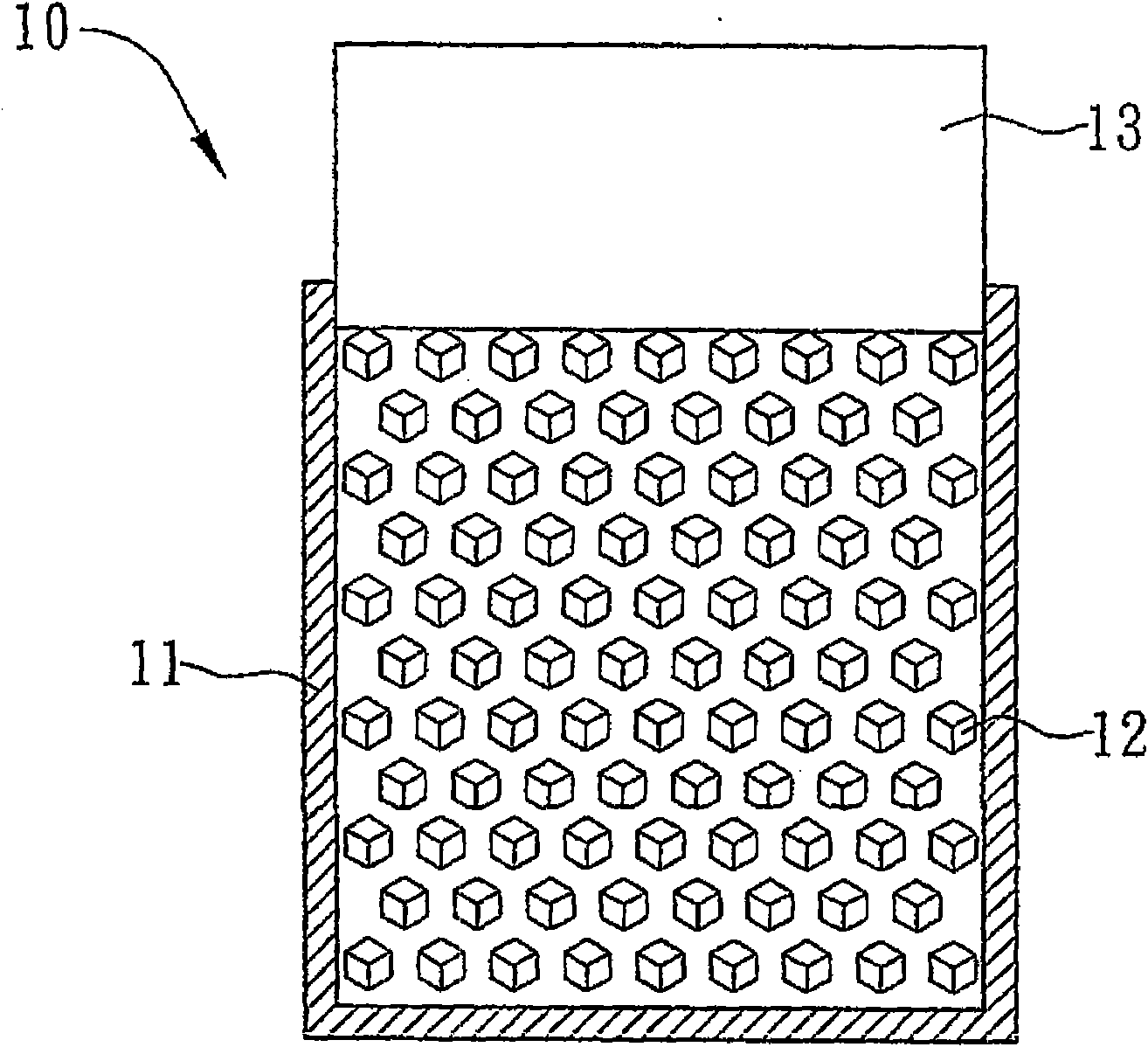 Heat dissipating structure and producing method thereof