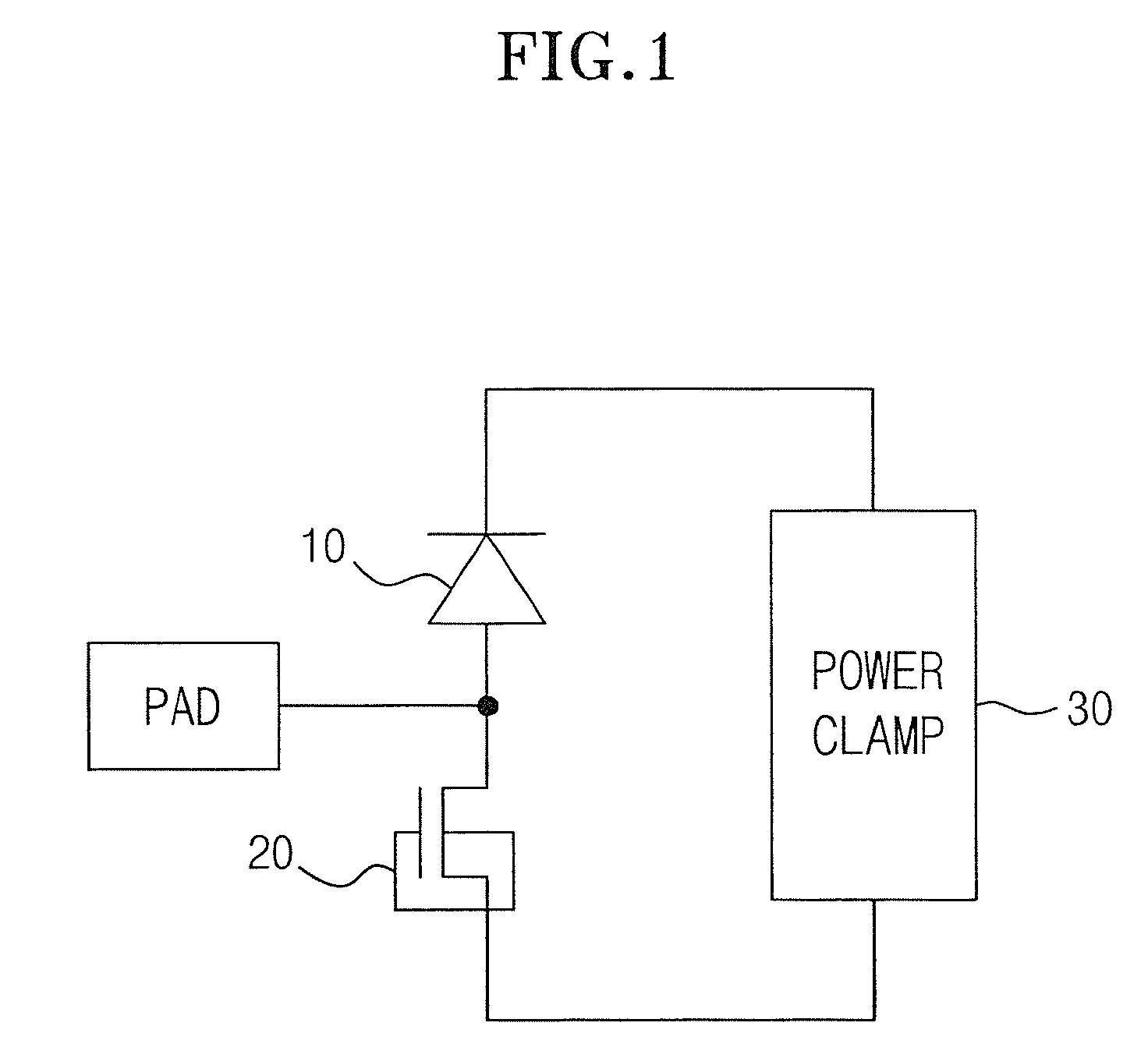 Electrostatic discharge protection element having an improved area efficiency