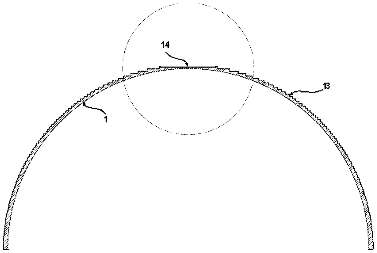 A passive containment cooling system for maintaining dynamic circulation of cooling water