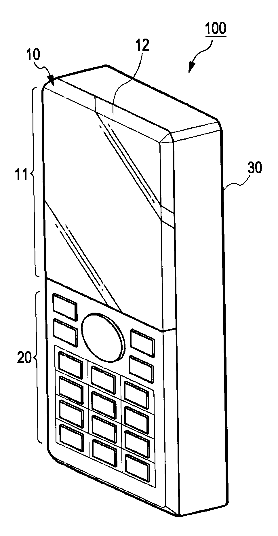 Electronic device and flat display module