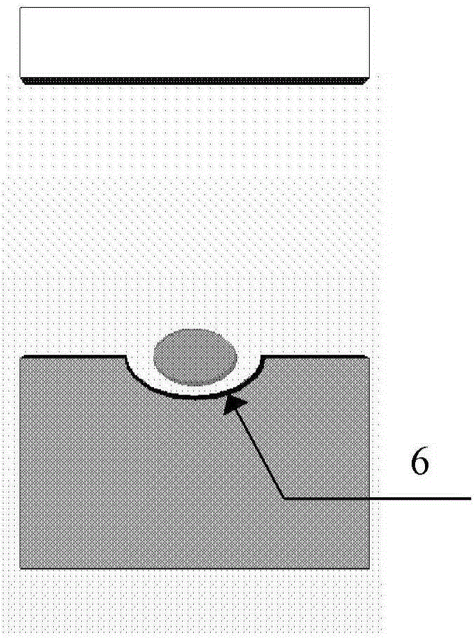 THz wave radiation source with oval groove grating structure