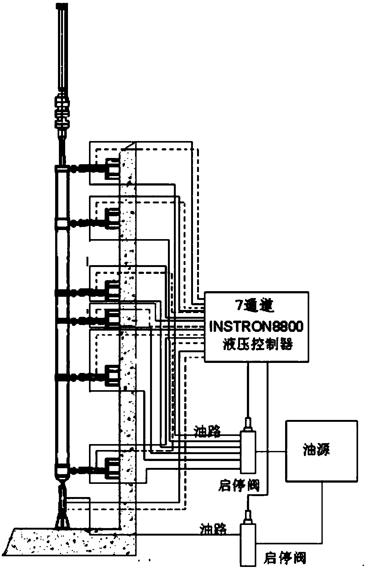 Anti-vibration shaft well test apparatus and reconstruction method thereof
