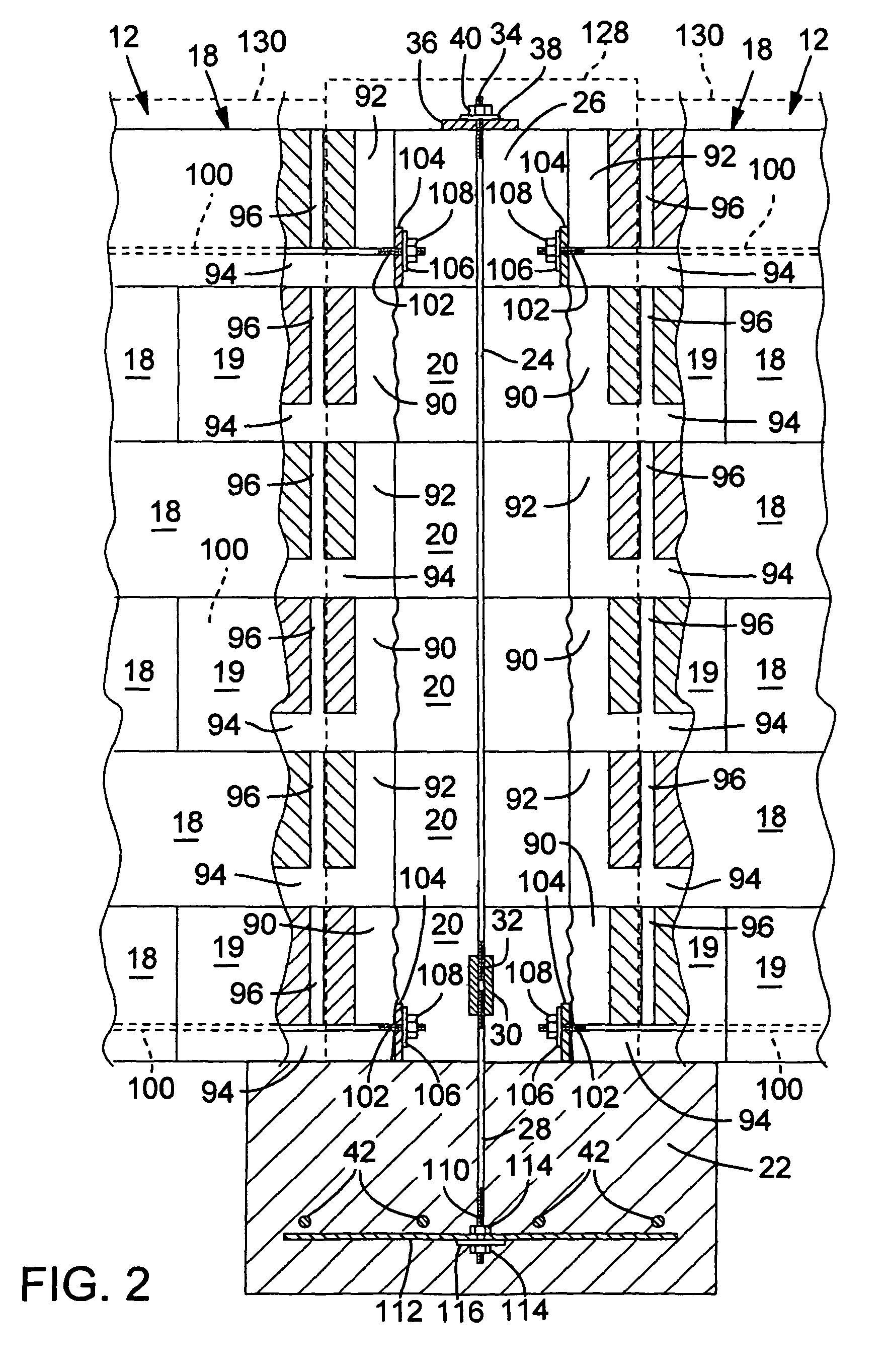 Masonry block wall system