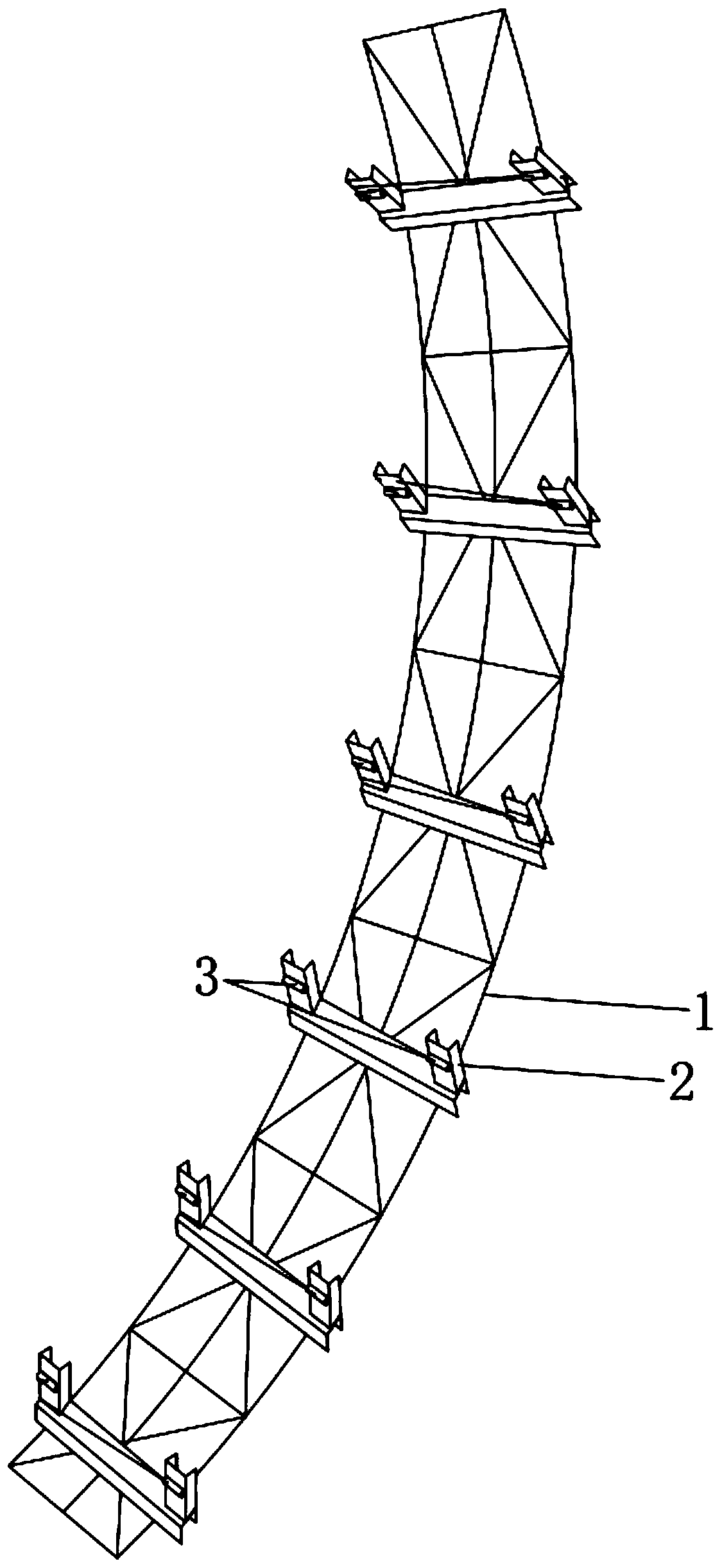 Assembly type connecting method for steel bars of tunnel concrete lining structure