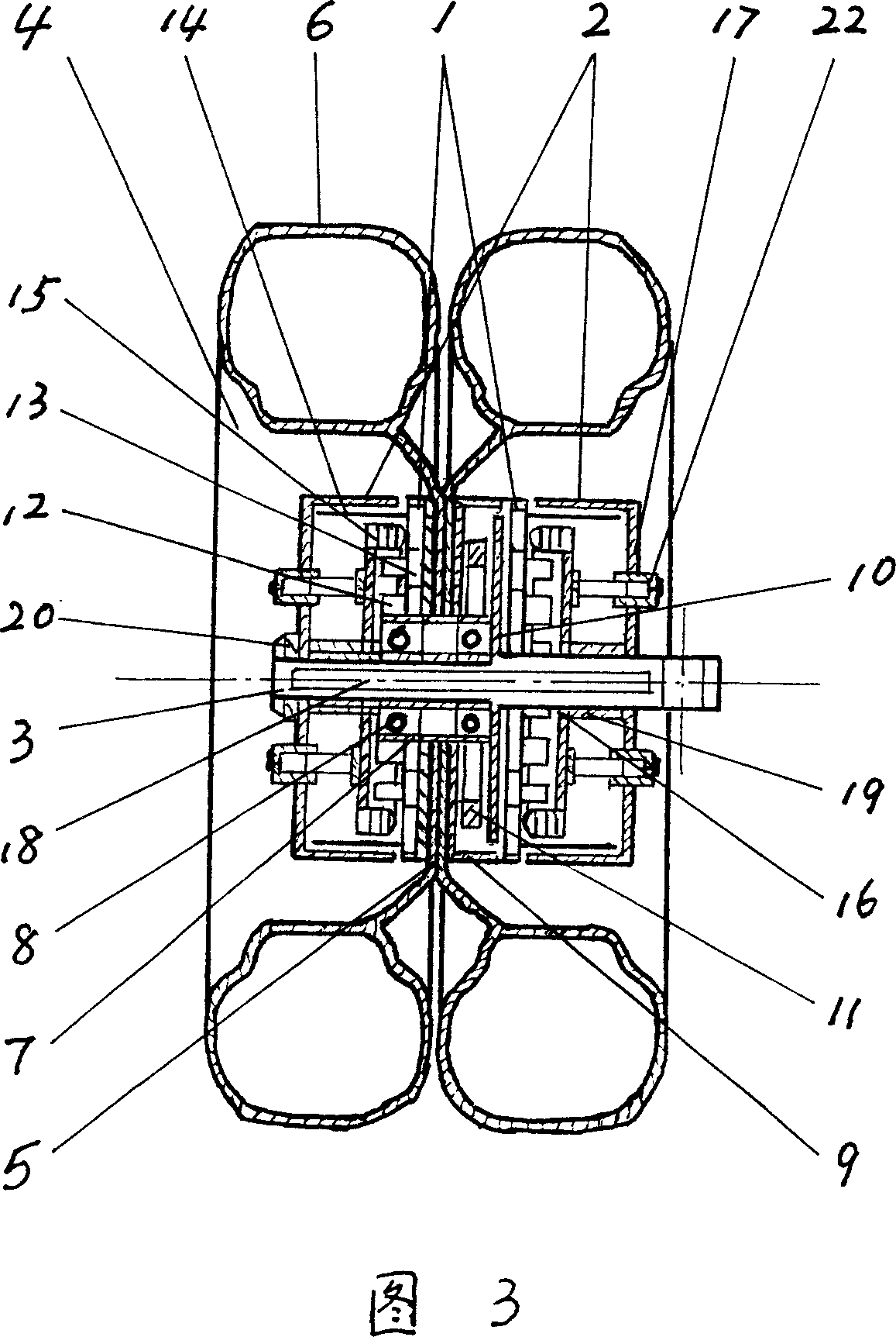 Wheel power-generating device for retractable stator