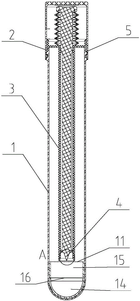 Disposable intestinal tumor screening detection cannula