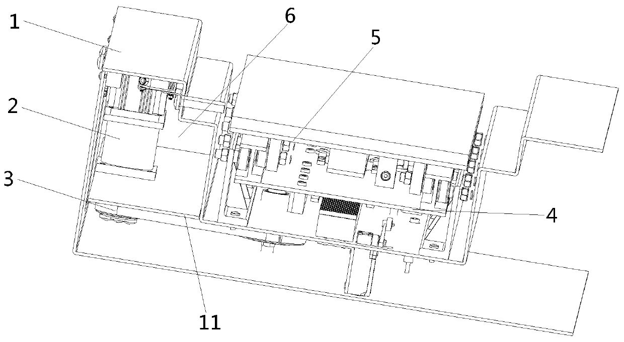 Telescopic material taking mechanism of stereoscopic storehouse