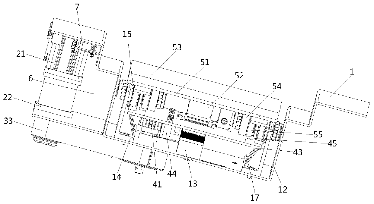 Telescopic material taking mechanism of stereoscopic storehouse