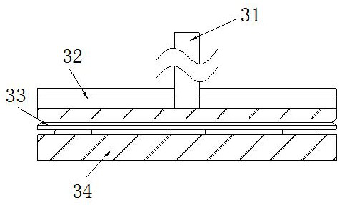 Paper box conveying equipment with flattening performance
