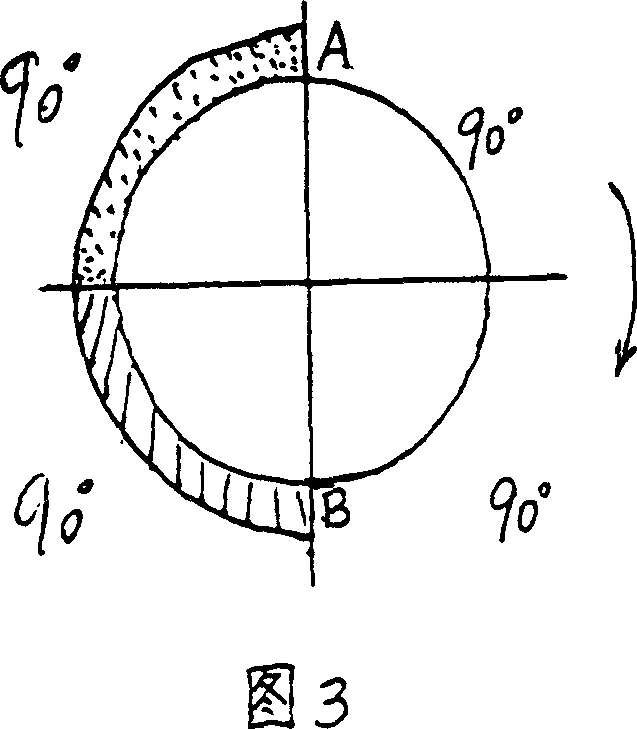 Cylinder gas distribution type two-stroke engine