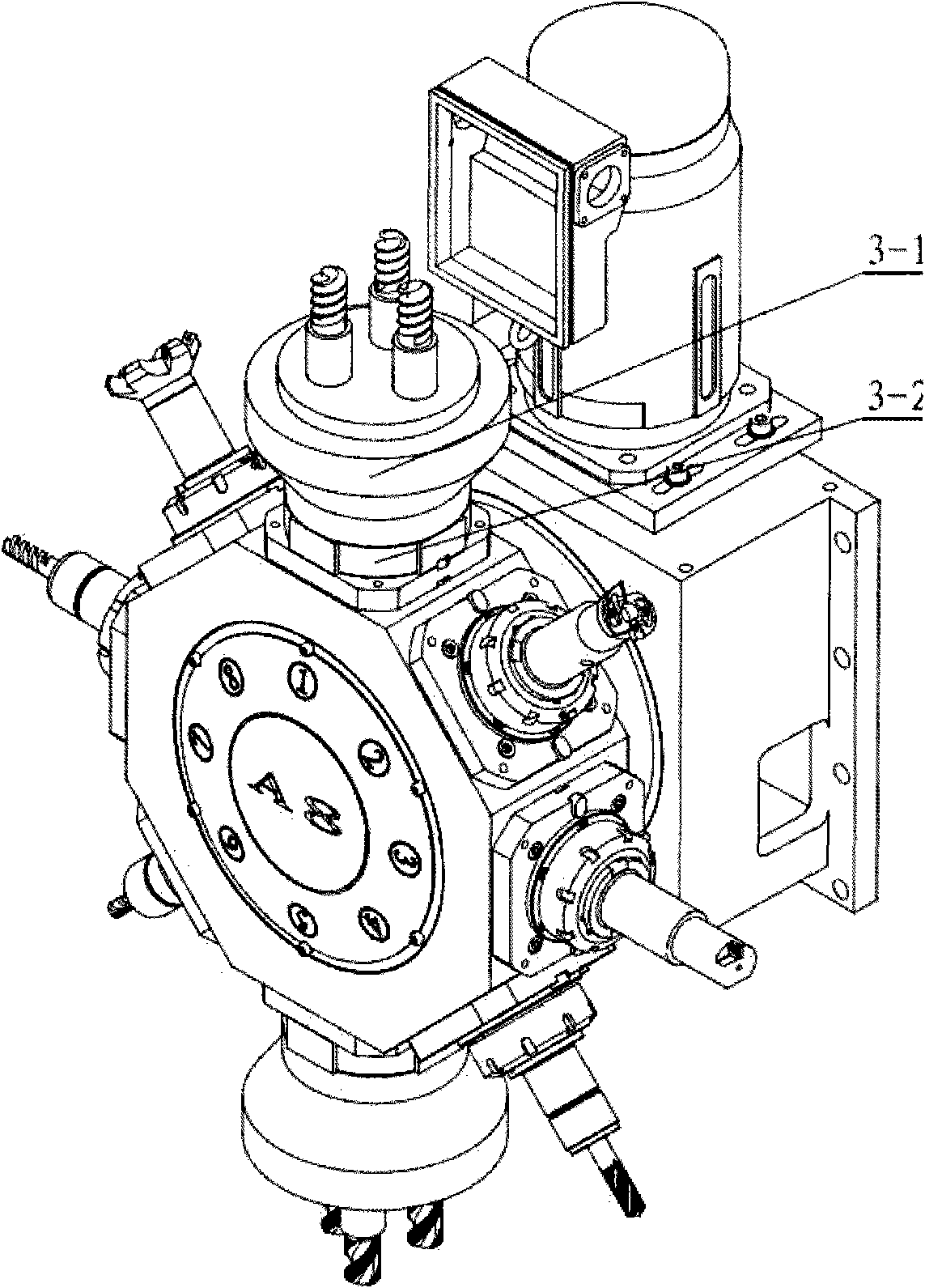 Rotary tool turret and rotation method