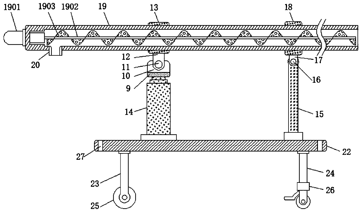 Assembled sewage treatment device