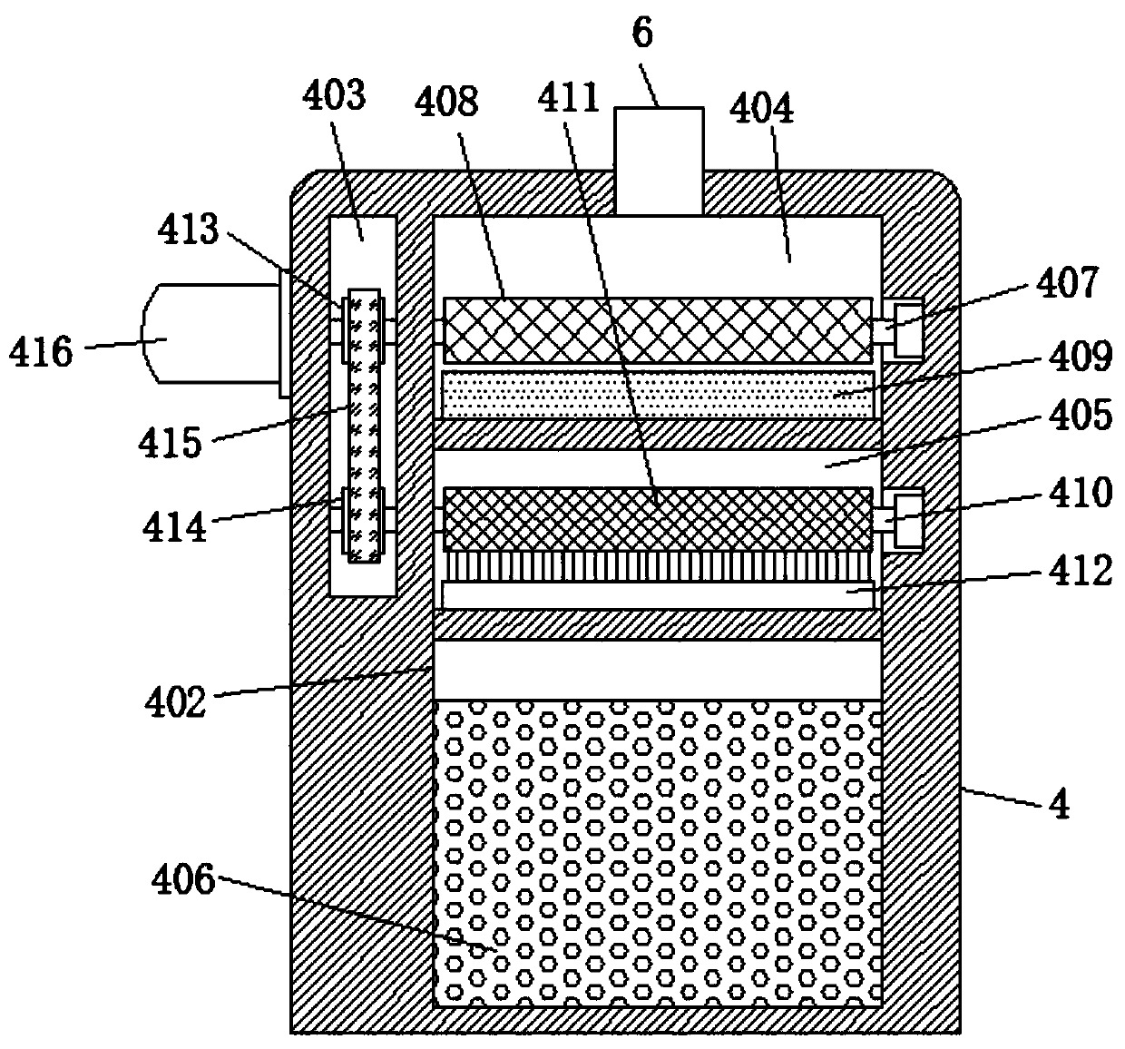 Assembled sewage treatment device