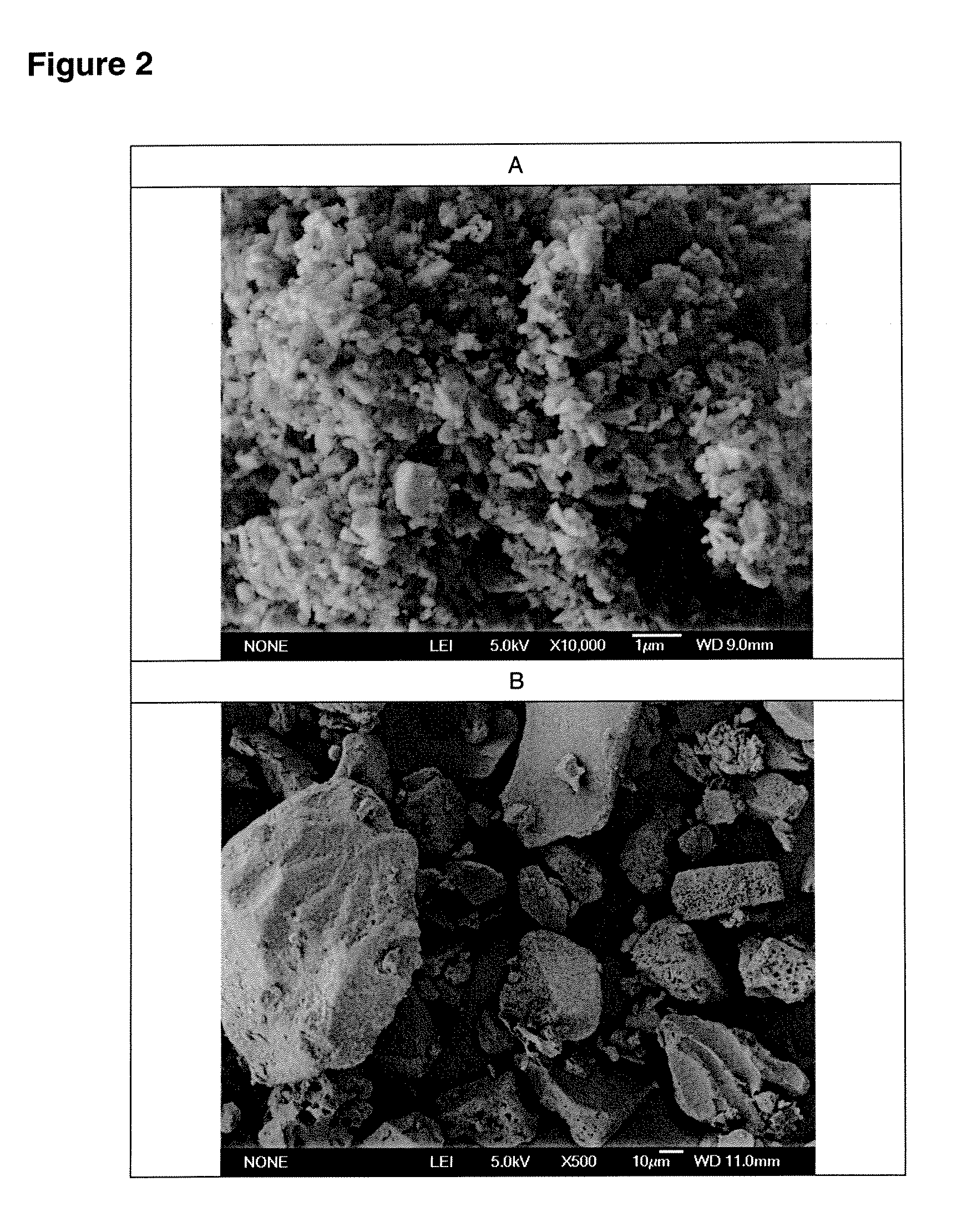 Process for milling and preparing powders and compositions produced thereby