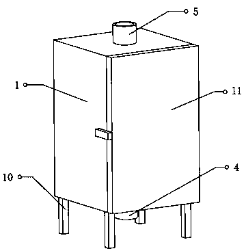 Steam sterilization device for food processing