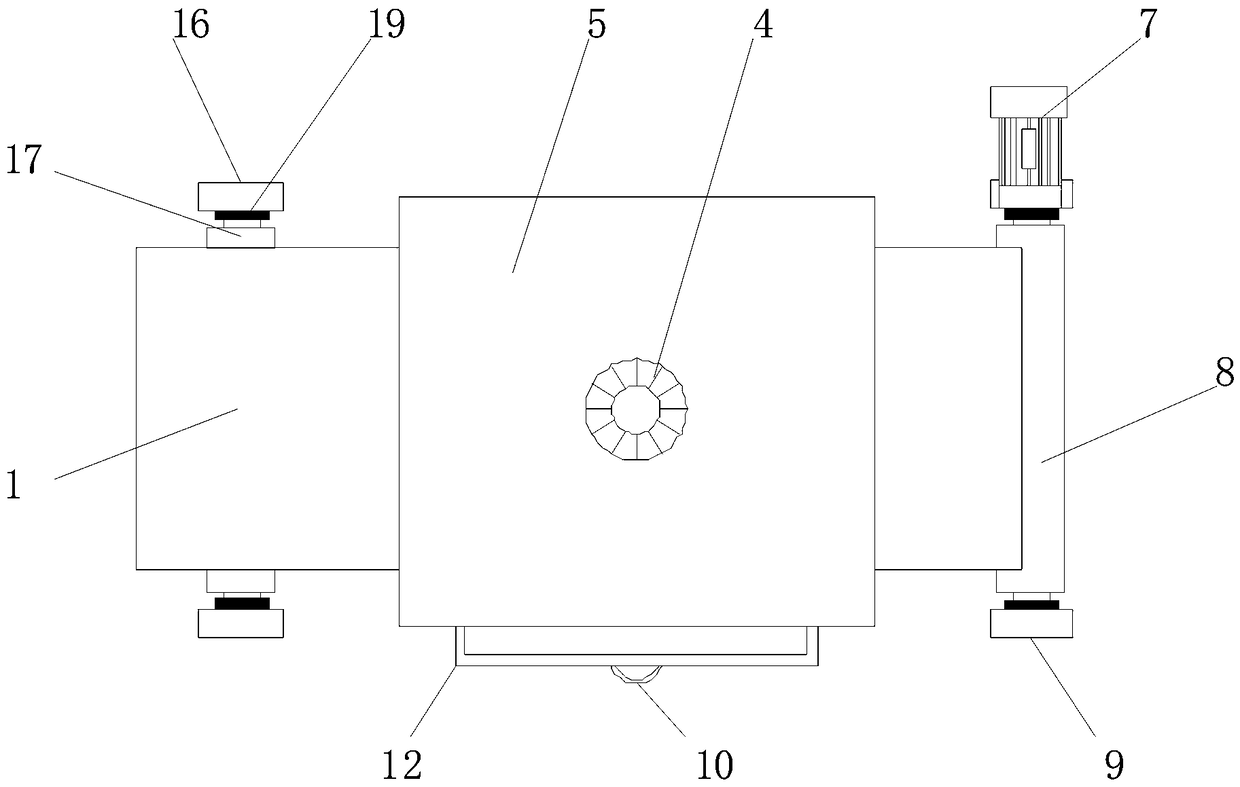 Compound machine for production of PET composite gasket beneficial to environmental protection